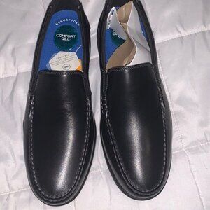 Nunn Bush Mens Sumter MT Slip-On Shoes Black Size 9M Memory Foam Comfort Gel Gen